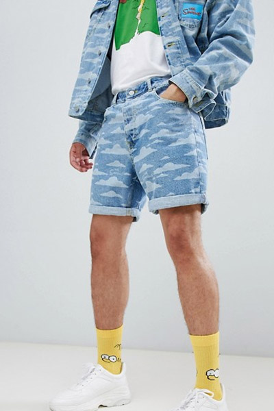 Asos x The Simpson short homme