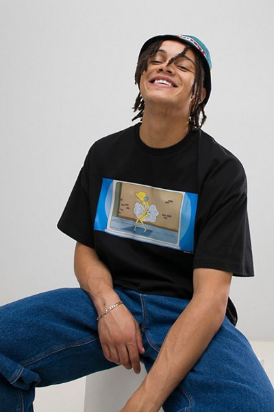 Asos x The Simpson t-shirt homme Mr Bruns