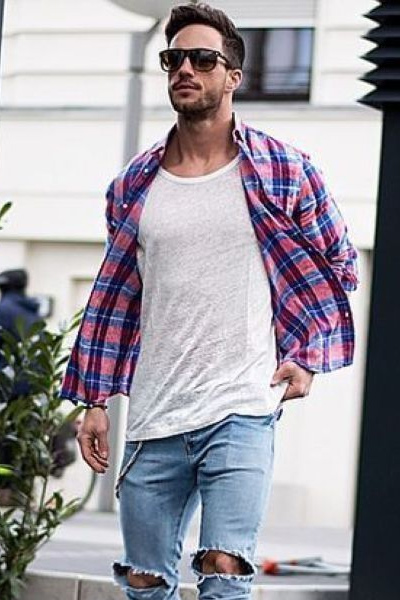 chemise en flanelle pour s'habiller en automne