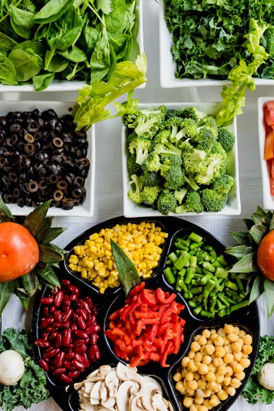 fruit et légume pour des cheveux en pleine santé