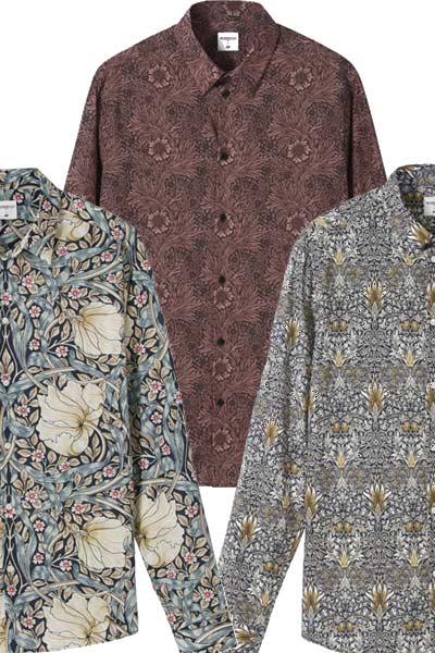 Chemise H&M x Morris & Co