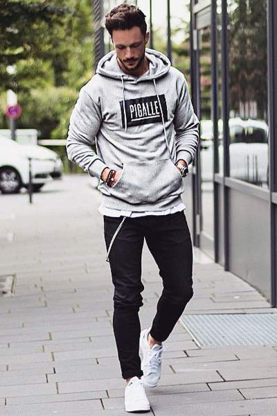 hoodie a capuche homme