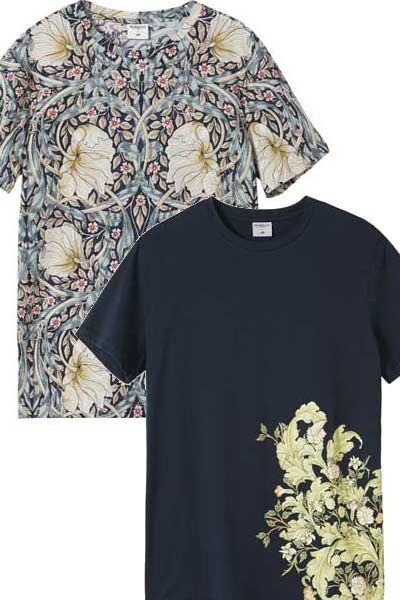 tee-shirt H&M x Morris & Co