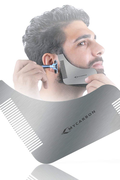 guide pochoir pour barbe