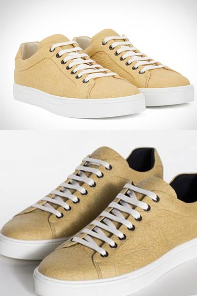 Sneaker vegan hugo boss beige