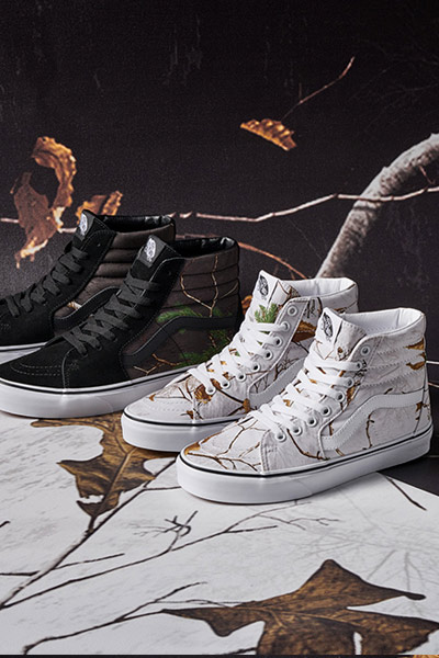 Sk8-hi vans & realtree xtra