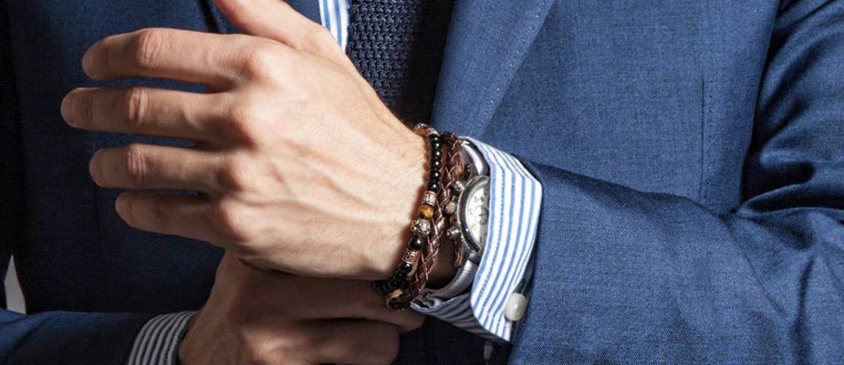 bracelet de perles homme et bracelet en cuir