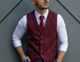 porter un gilet de costume