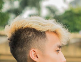 teinture blonde homme
