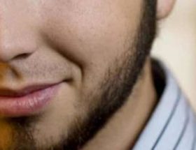 barbe sans moustache