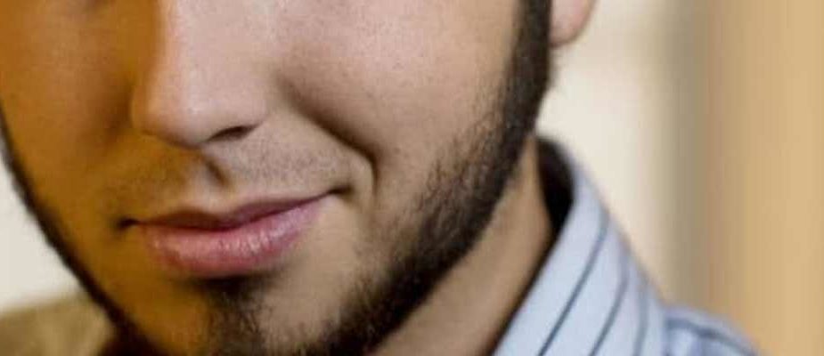 barbe sans moustache