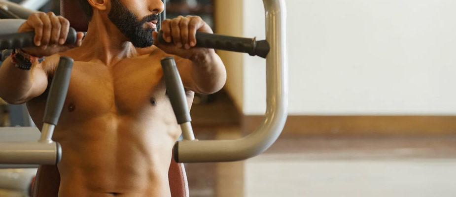 silhouette musclée homme
