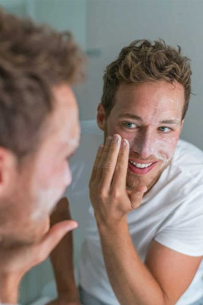 gommage homme excès de sébum