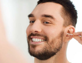 points noirs oreille