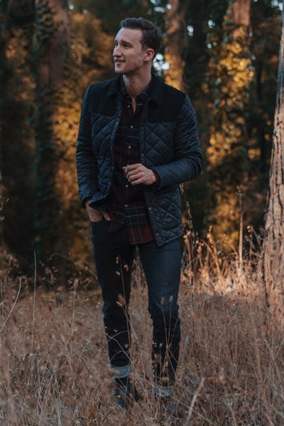 style workwear veste matelassée