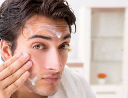 peeling visage homme