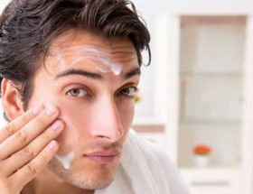 peeling visage homme