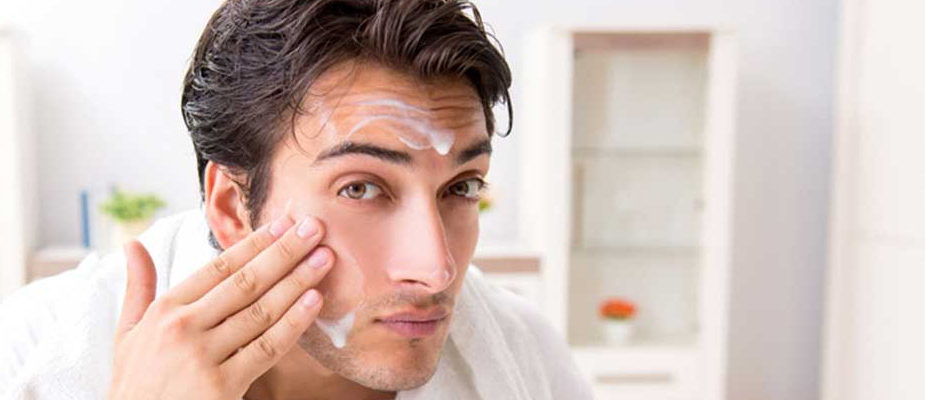 peeling visage homme