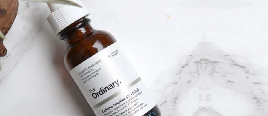 avis caffeine solution 5% + EGCG The ordinary