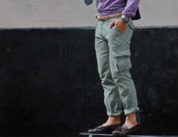 chaussures avec pantalon cargo