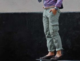 chaussures avec pantalon cargo
