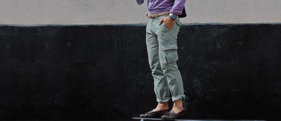 chaussures avec pantalon cargo