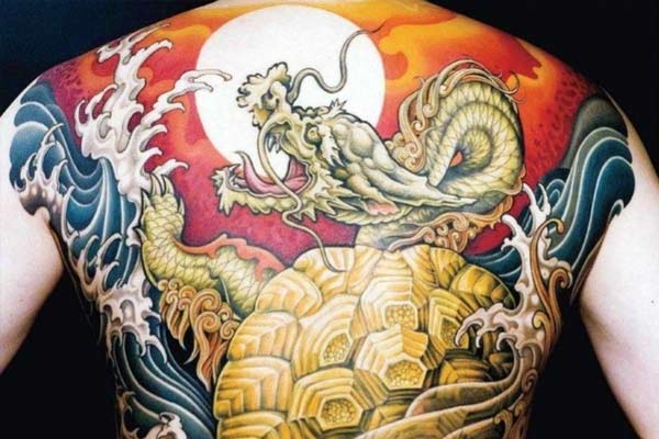 tatouage yakuza dragon