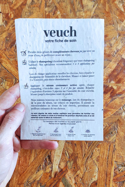 papier grainé veuch