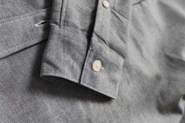 manchette carré chemise chambray the nines