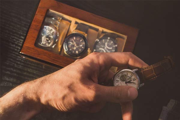 coffret rangement montre homme