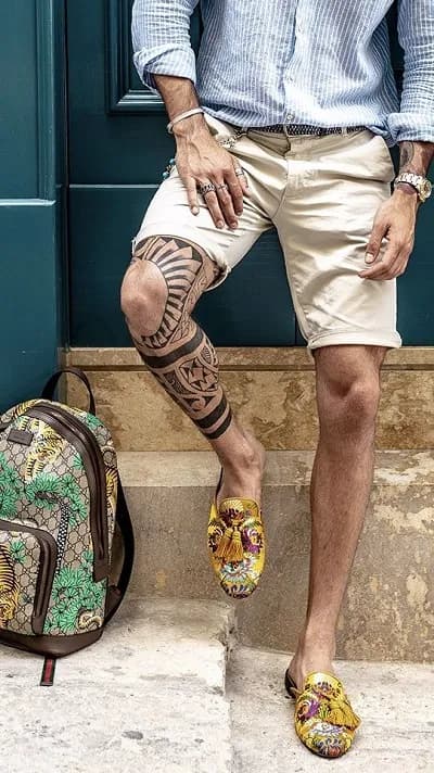 porter des mules avec un short