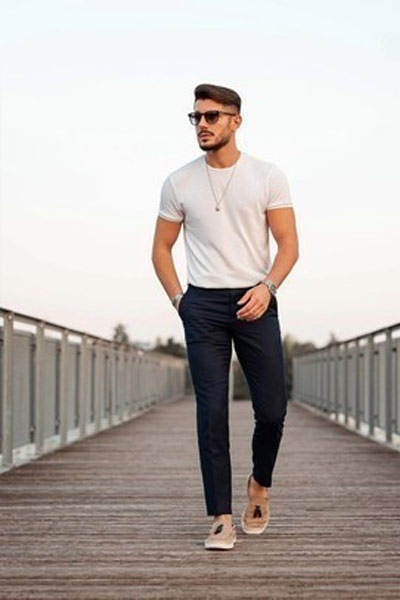 tee-shirt uni homme