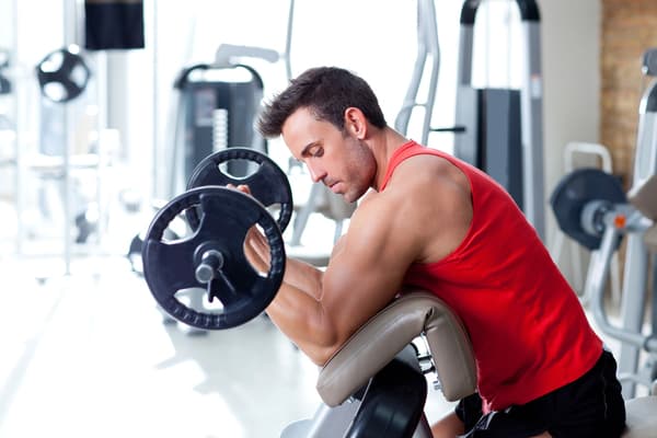 bicep curl pupitre