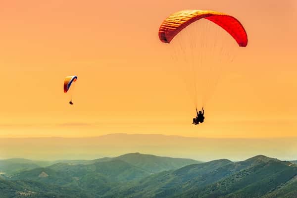 baptême en parapente pour un anniversaire