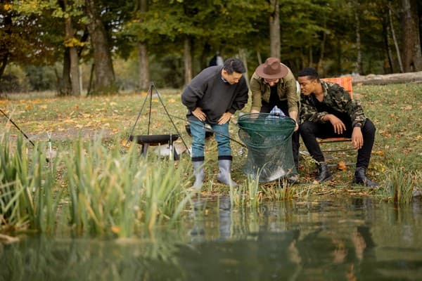 pêche entre amis