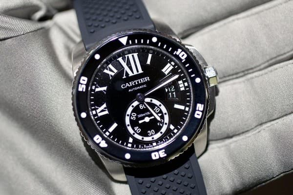 montre de plongée cartier calibre diver