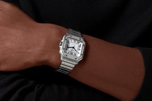 montre carrée Santos - Cartier