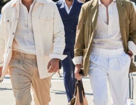 porter pantalon à pince homme