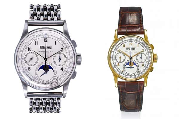 Patek-Philippe-Ref-1518-in-Stainless-Steel-et-Ref-1527