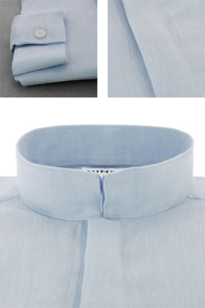 détails chemise lin coton the nines