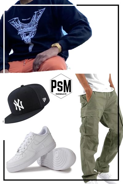 tenue avec sweat effeil blanc nacre