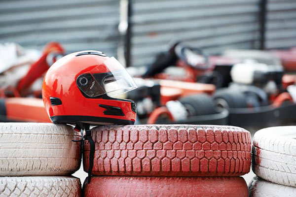 casque karting