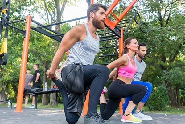étirements street workout