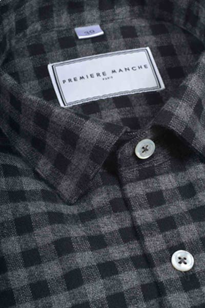 chemise en flanelle premiere manche