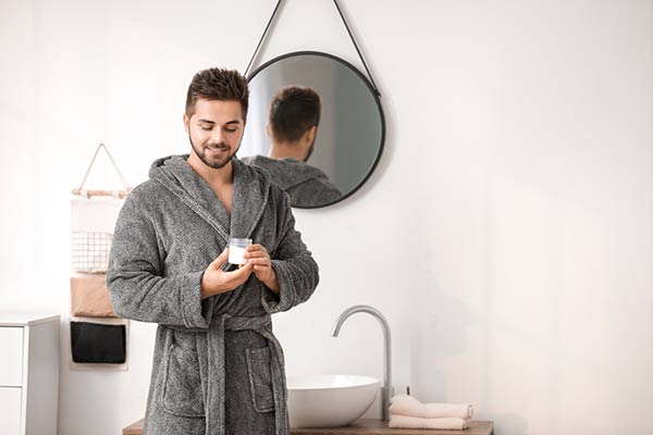 peignoir capuche homme