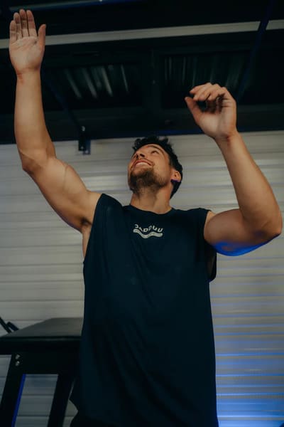 t-shirt fitness lmlil noir jadduu