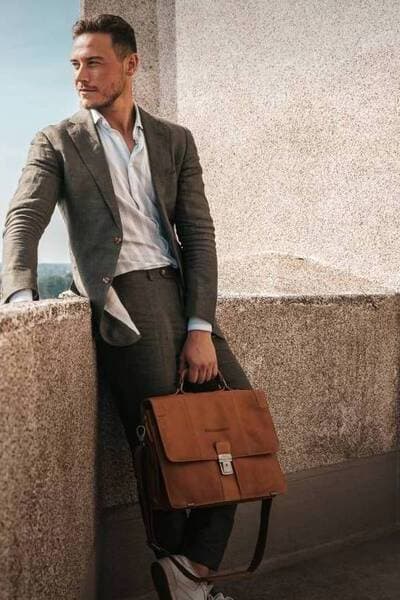 sac bandoulière en cuir homme