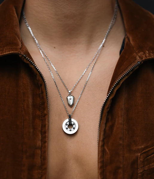 collier pour homme bijoux tendance