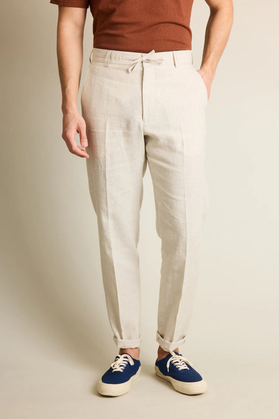 pantalon lin beige lepantalon
